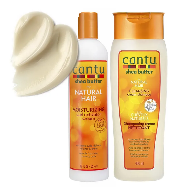 Cantu szampon do włosów kręconych + aktywator skrętu loków ZESTAW