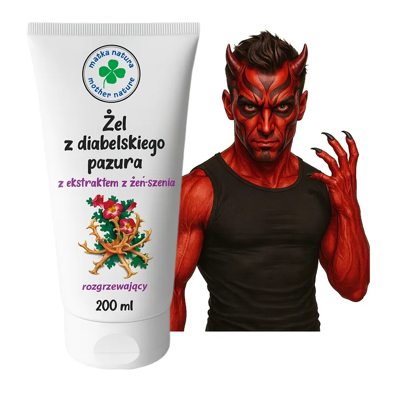 Matka Natura żel Diabelski pazur na bóle stawów i mięśni reumatoidalne zapalenie stawów rozgrzewający 200ml