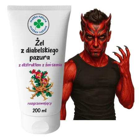 Matka Natura żel Diabelski pazur na bóle stawów i mięśni reumatoidalne zapalenie stawów rozgrzewający 200ml