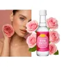 KTC woda różana do twarzy włosów skóry głowy kosmetyków na tradzik naturalna w szklanej butelce 190ml
