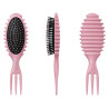 Boar bristle curly hair brush to define curls ❤️Laroxy