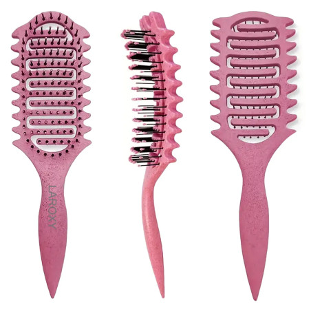Wet curly hair brush defining curls waves ❤️ Laroxy