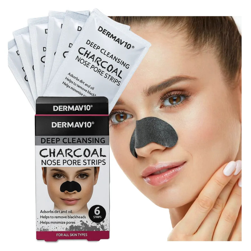DermaV10 nasal slices to take out blackheads mask ⭐ Laroxy.pl