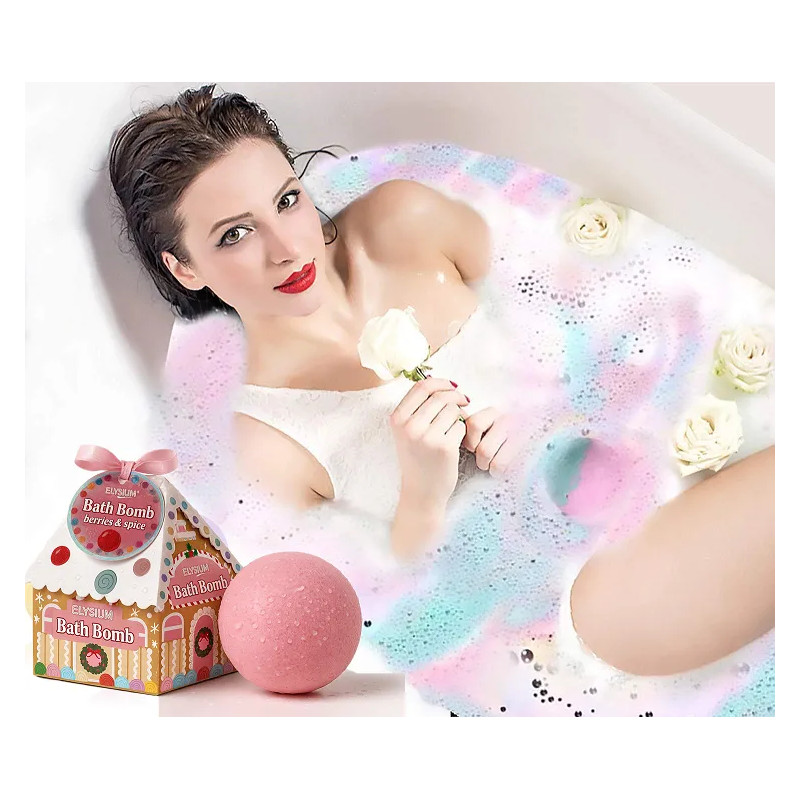 Sparkling blue bath balls holiday gift set ❤️ Laroxy