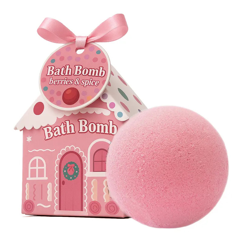 Sparkling blue bath balls holiday gift set ❤️ Laroxy