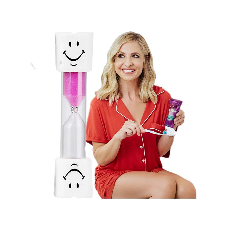 Tooth brushing timer for children and adults hourglass timer ❤️ Laroxy