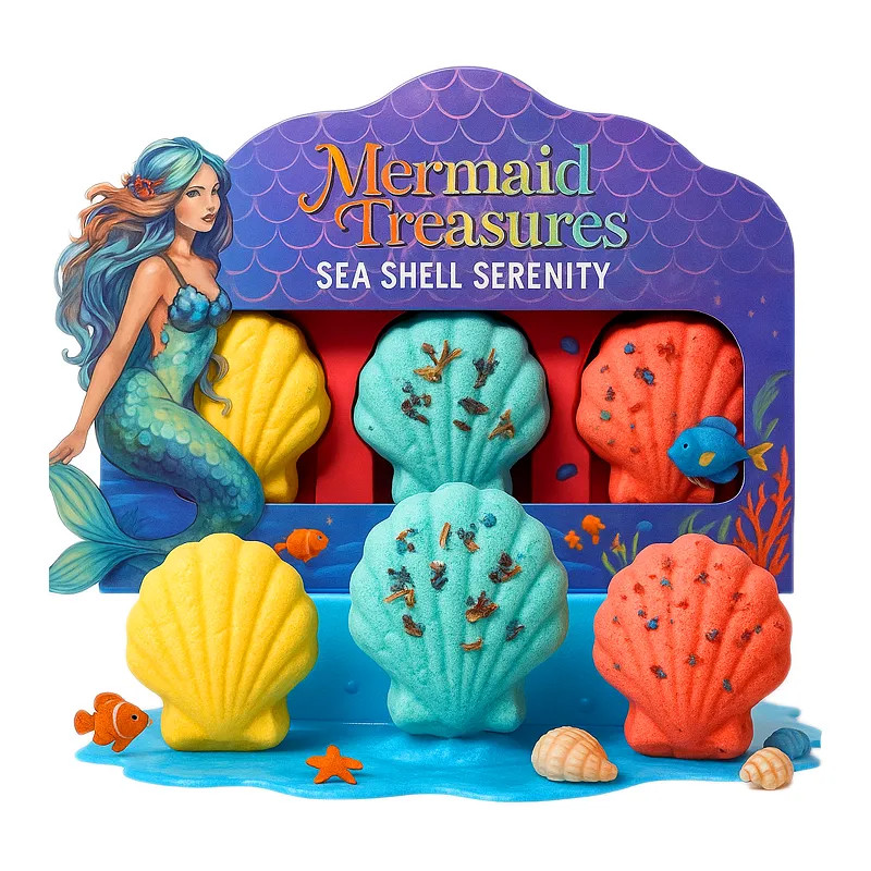 Little Mermaid bath balls gift set ❤️ Laroxy