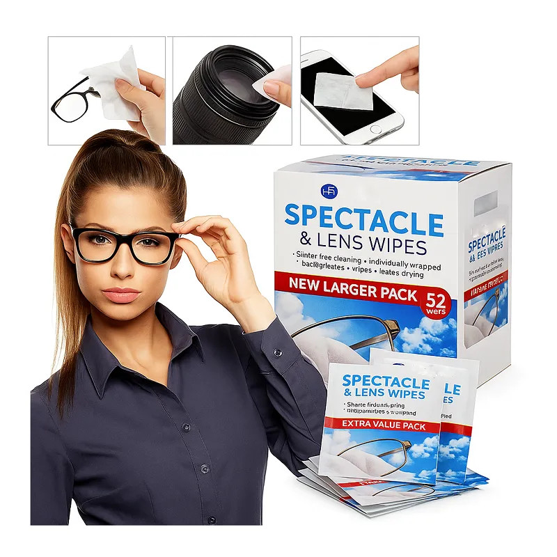 Wet wipes for glasses electronics screens 52 pcs 💟 Laroxy