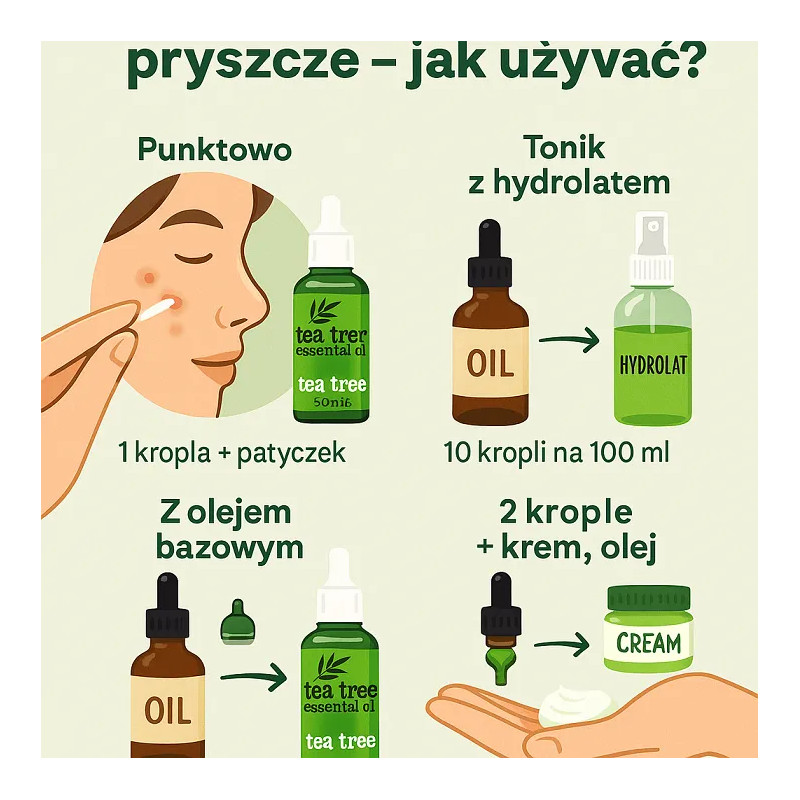 Tea Tree oil for facial acne Tea Tree 🌿LAROXY