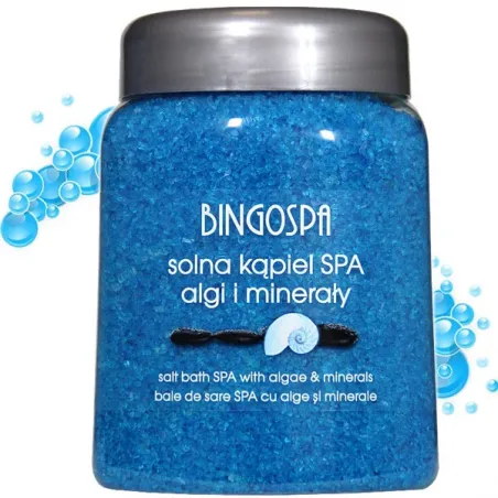 BingoSpa Algae and Minerals Blue Bath Salt 850g ❤️ Laroxy.pl