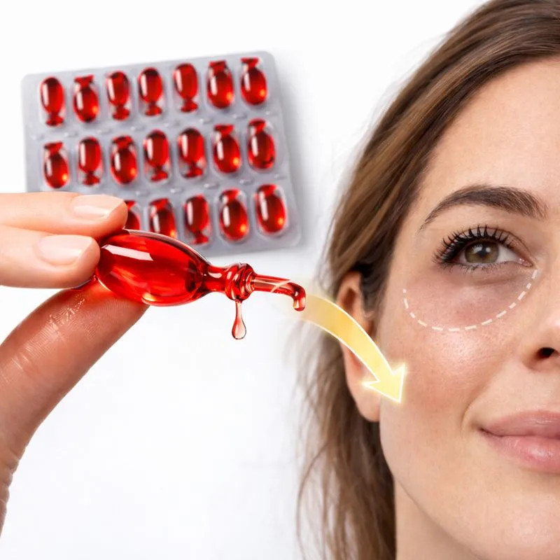 Ampułki pod oczy mezoterapia dermapen derma roller drenujace ❤️ Laroxy