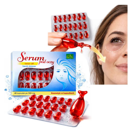 Ampułki pod oczy mezoterapia dermapen derma roller drenujace ❤️ Laroxy