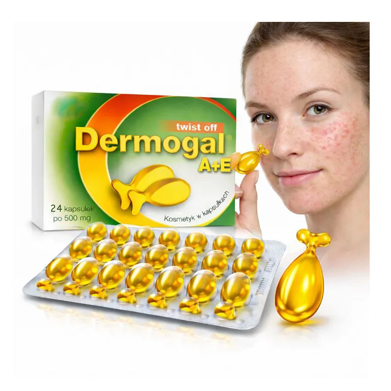 GAL Dermogal acne serum ampoules for face Vitamin A + E❤️ Laroxy
