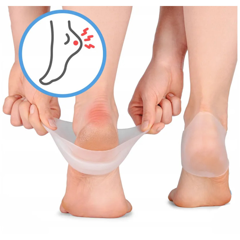 Silicone socks for cracked heels - heel cover - Laroxy.pl