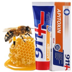 911 APITOXIN Żel-balsam z jadem pszczelim żywokost złoty wąs 100ml - Laroxy