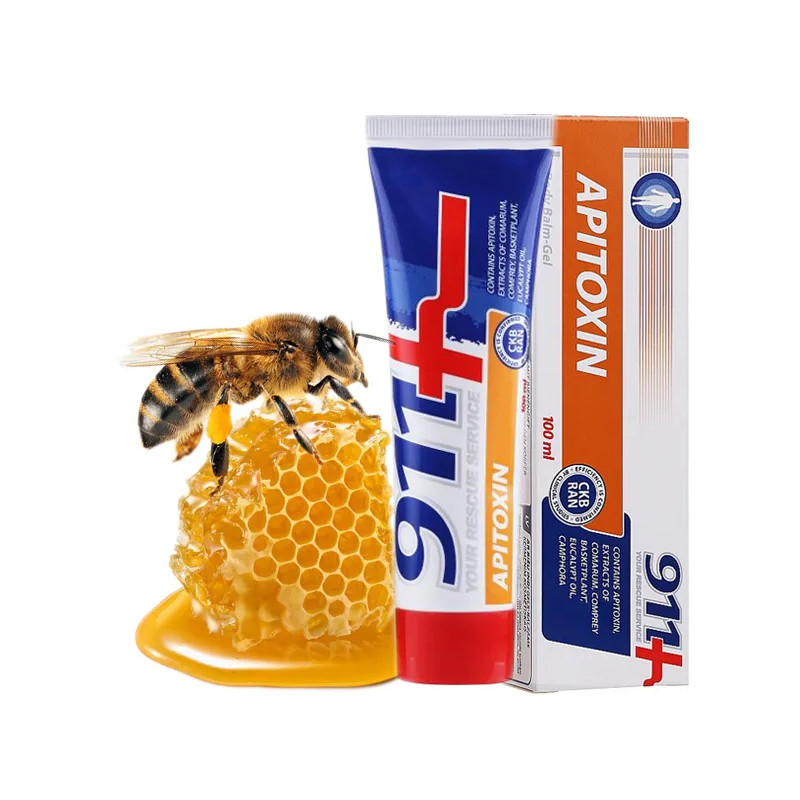 911 APITOXIN Gel-balm with bee venom resinocost golden mustache 100ml - Laroxy