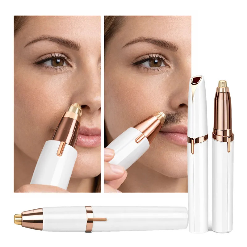Facial trimmer mustache nose hair eyebrows ears - WITHOUT PAIN ❤️ Laroxy