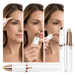 Facial trimmer mustache nose hair eyebrows ears - WITHOUT PAIN ❤️ Laroxy