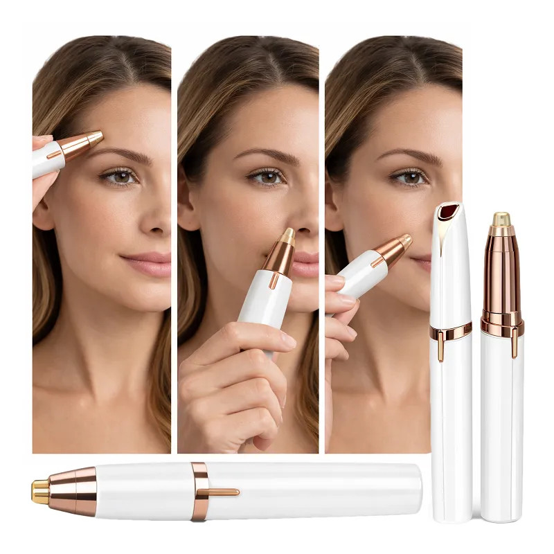 Facial trimmer mustache nose hair eyebrows ears - WITHOUT PAIN ❤️ Laroxy