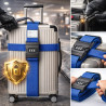Security suitcase belt with encryption + ID ⭐ Laroxy