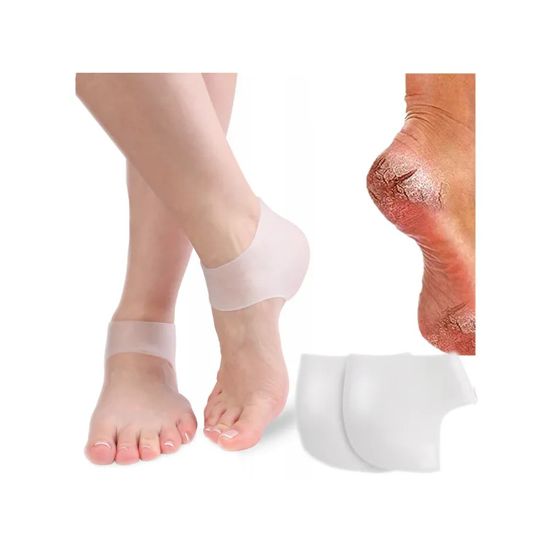 Silicone heel socks for heel spurs thick ❤️ Laroxy