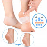 Silicone heel socks for heel spurs thick ❤️ Laroxy