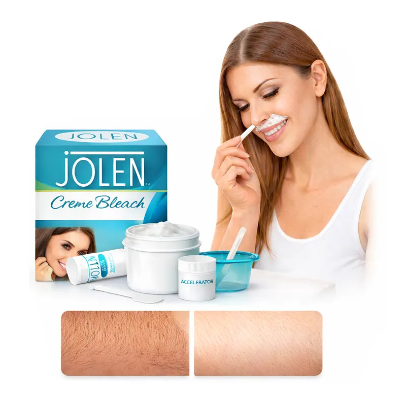 Jolen Lightener for facial hair body and eyebrows - Laroxy