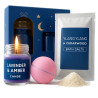 Scented Candles for a Gift Candle + Bath Ball + Salt ❤️ Laroxy