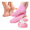 Silicone cosmetic treatment socks for sleeping at night ⭐ Laroxy