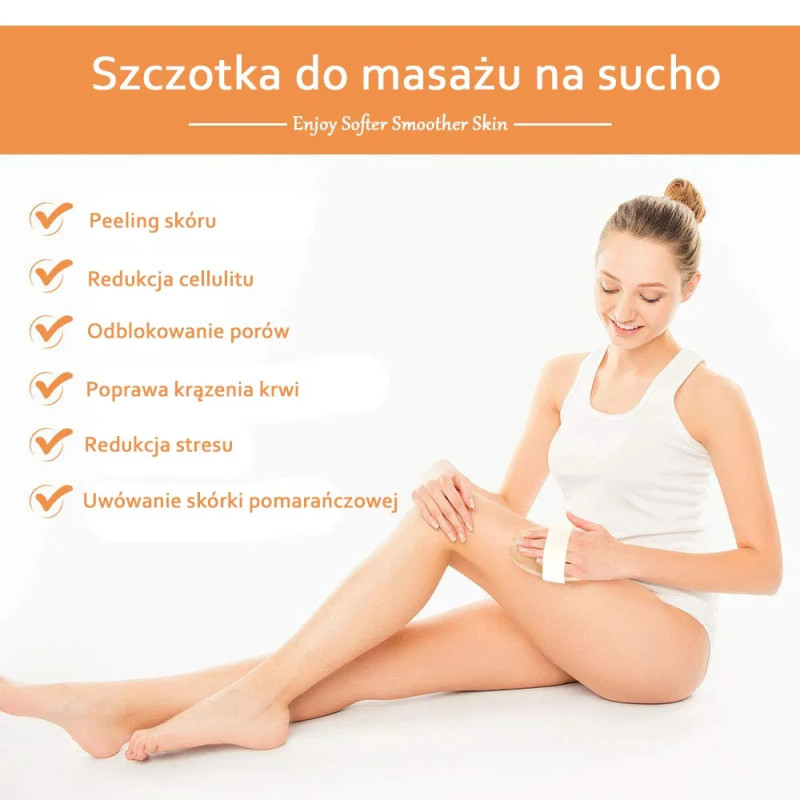 LAROXY cellulite brush - massage and drainage