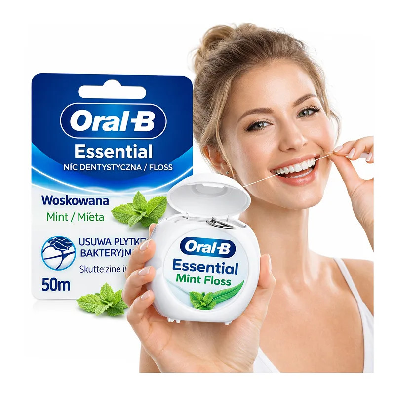 ORAL-B Essential Floss dental floss 50 meters ❤️ Laroxy.co.uk