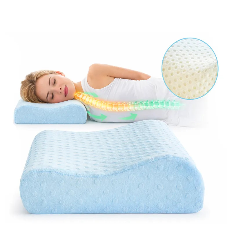 Orthopedic foam sleeping pillow for the spine ❤️ Laroxy.pl