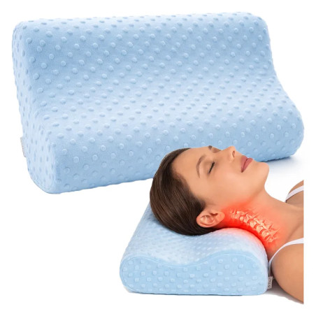 Orthopedic foam sleeping pillow for the spine ❤️ Laroxy.pl