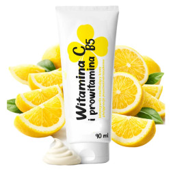 Krem do twrzy z witaminą C i prowitaminą B5 🍋 Laroxy