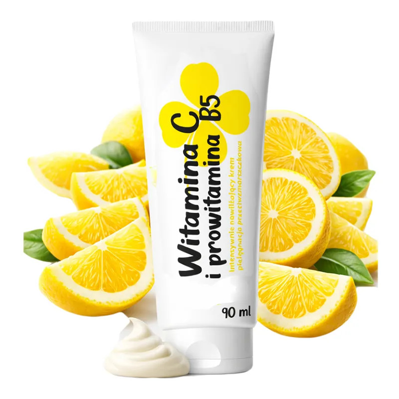 Face cream with vitamin C and provitamin B5 🍋 Laroxy