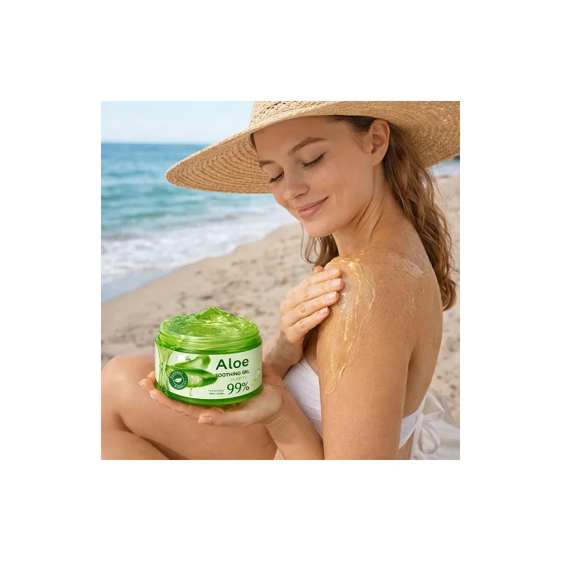Pure aloe vera gel for face and body ALOE VERA 300ml ❤️ Laroxy.pl