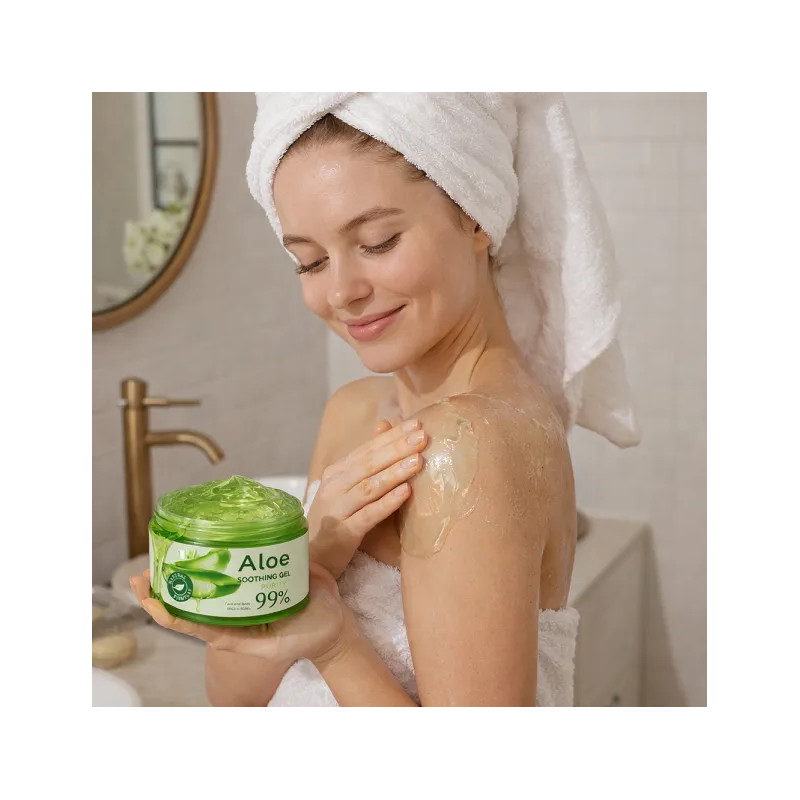 Pure aloe vera gel for face and body ALOE VERA 300ml ❤️ Laroxy.pl