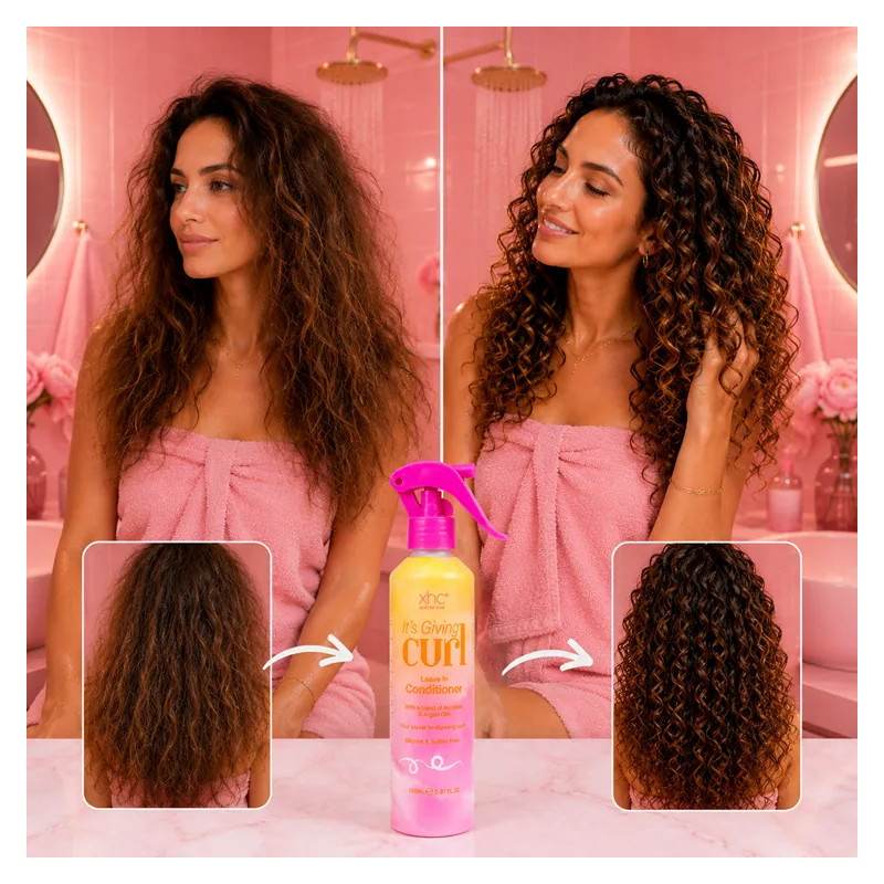 SLS-free leave-in conditioner for curly hair ❤️ Laroxy