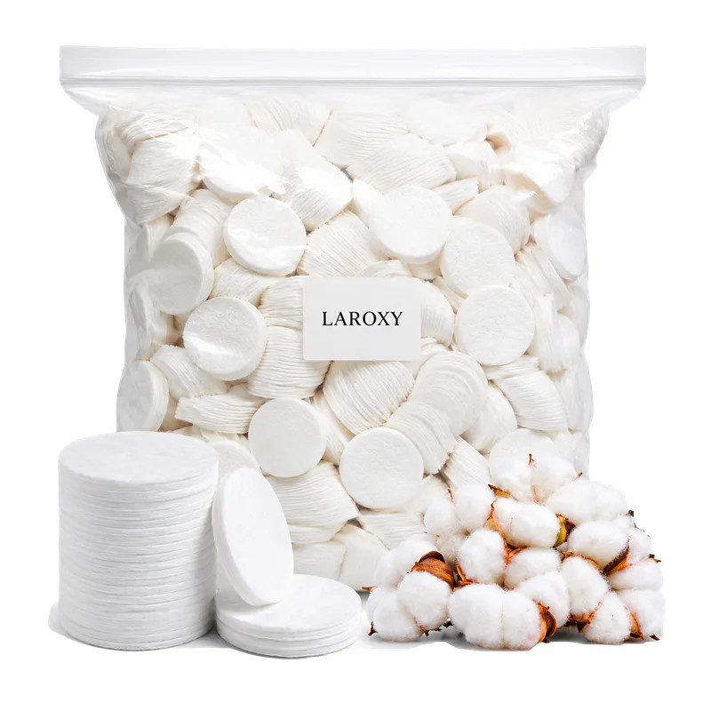 Cotton cotton cotton pads natural wheel 500 pcs ❤️ Laroxy