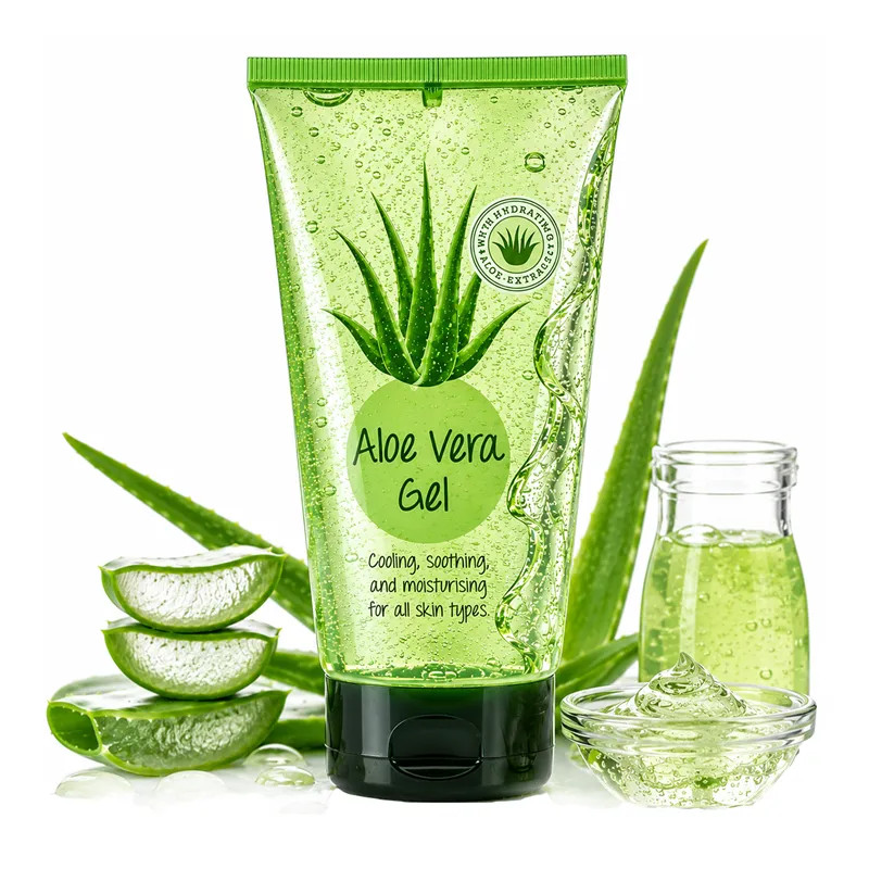 Pure Aloe Vera Gel for Face and Body After Sun Exposure ALOES   ❤️ Laroxy.pl