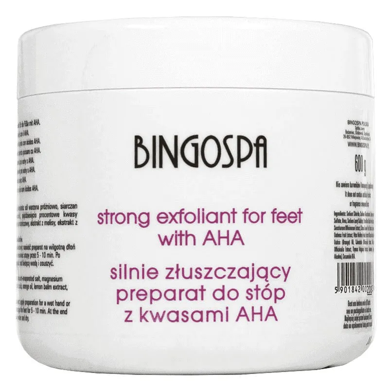 BingoSpa, preparat złuszczający do stóp, z 50% kwasami AHA 600g