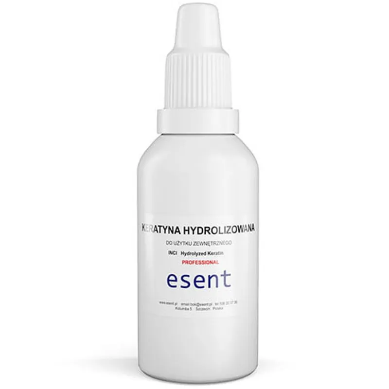 KERATYNA HYDROLIZOWANA czysta 100% włosy paznokcie Esent 30 ml