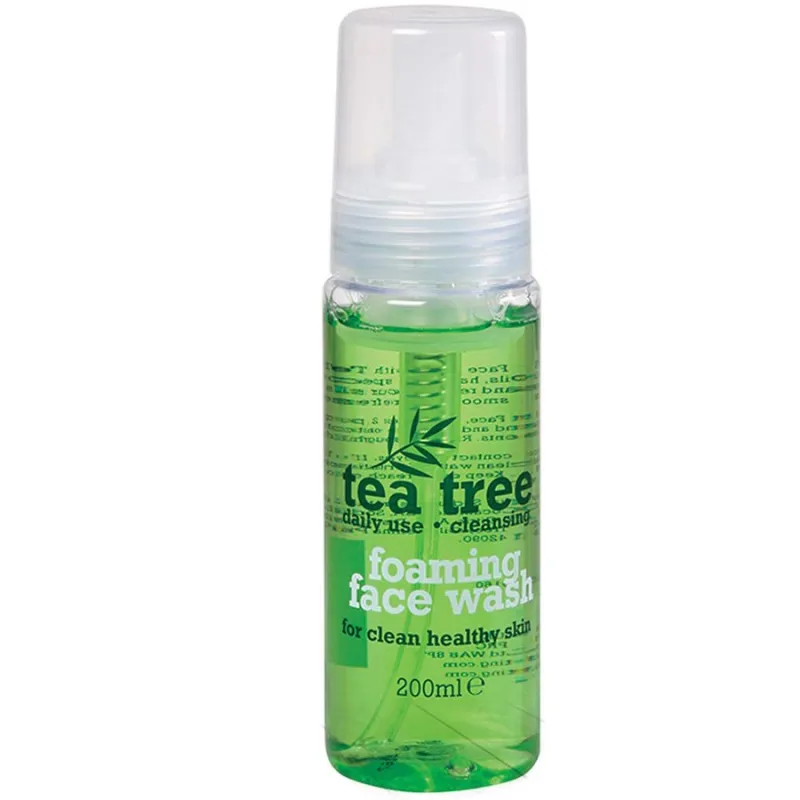 Tea Tree pianka do mycia twarzy demakijażu z Anglii 200 ml