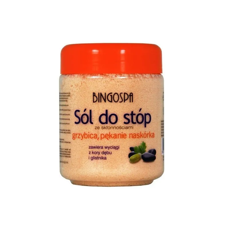 BingoSpa Sól do nóg na grzybicę i pękanie naskórka 550g